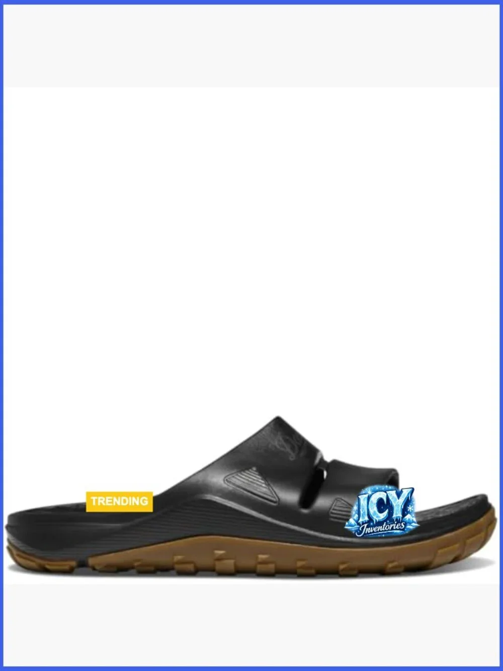 Men's Slide Sandals - Comfortable, Durable Leather Outdoor Footwear
